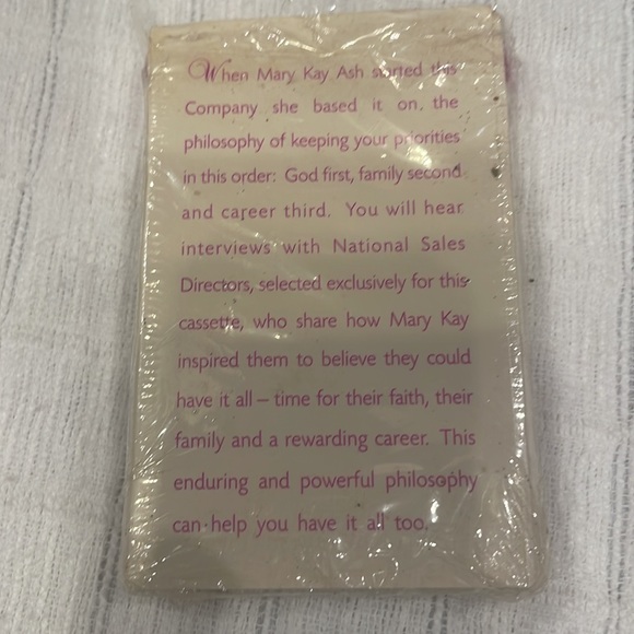 Mary Kay lessons legends cassette tapes career dreams visions goals golden rule - Picture 5 of 7